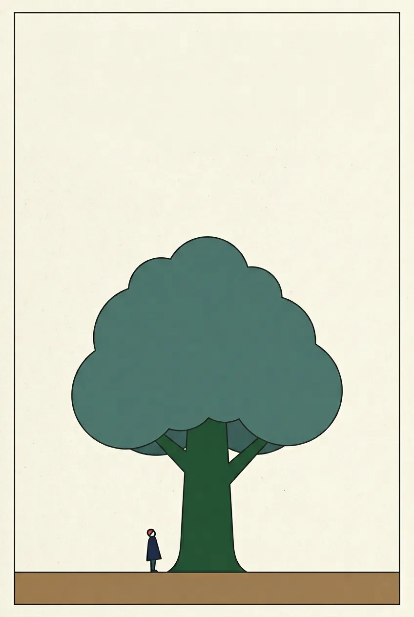 Minimalist Editorial Illustration Prompt