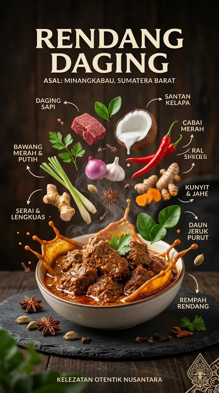 Structured Indonesian Food Infographic Prompt